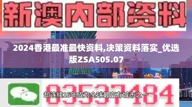 2024香港最准最快资料,决策资料落实_优选版ZSA505.07