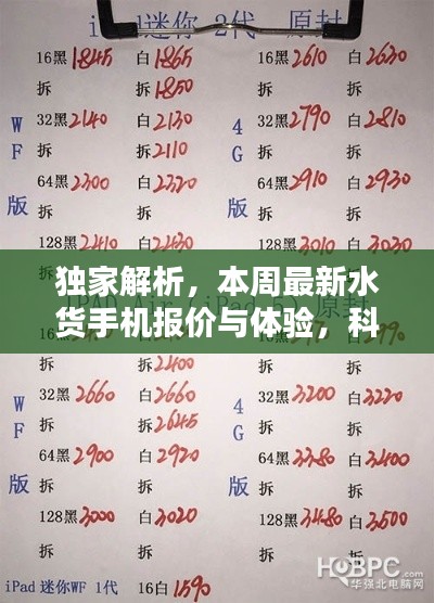 独家解析,本周最新水货手机报价与体验,科技风潮再掀波澜