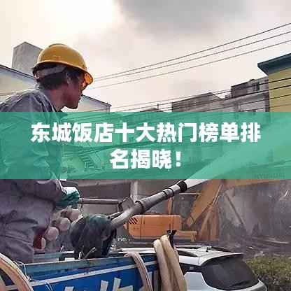 东城饭店十大热门榜单排名揭晓!